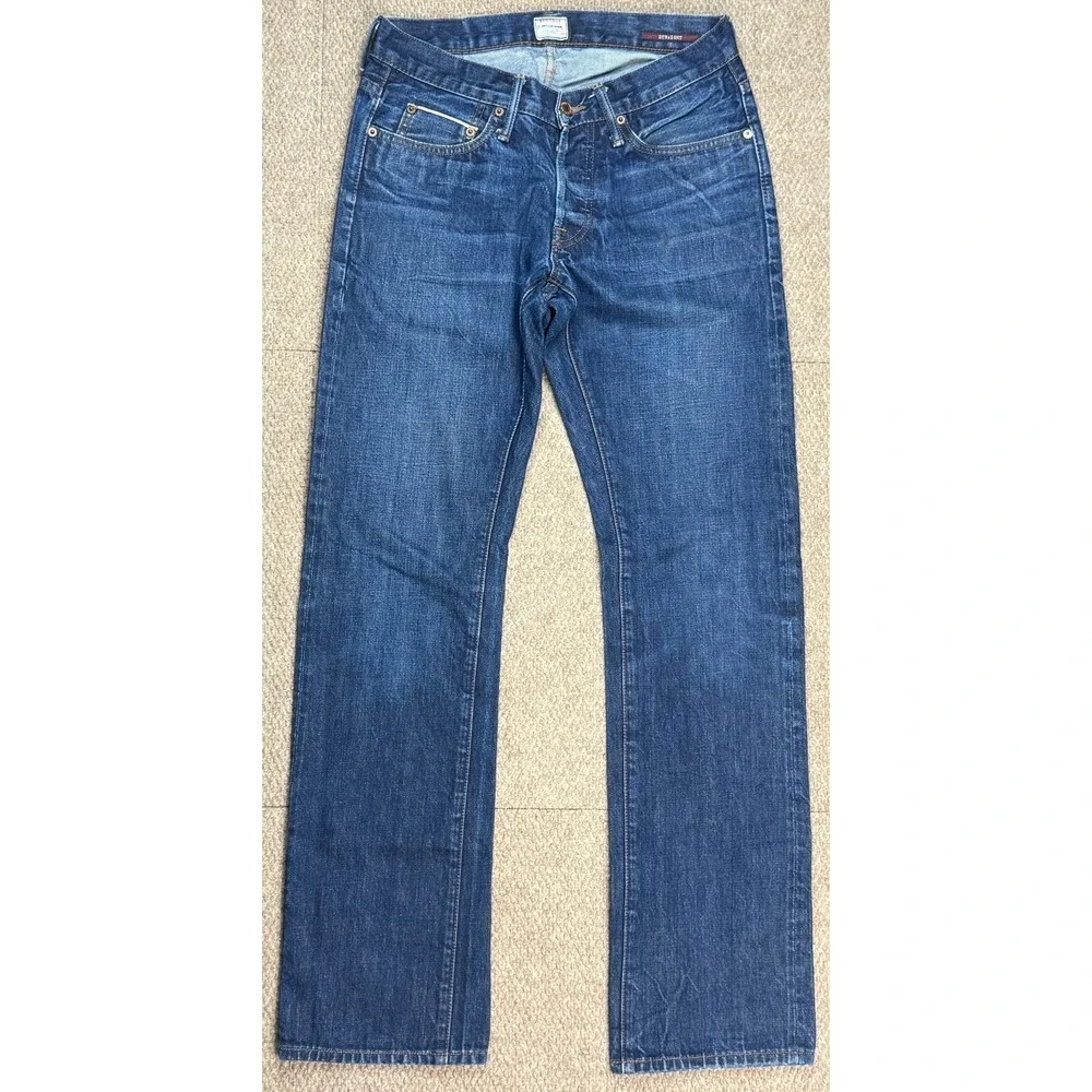 Bonobos Straight 5 Pocket Selvedge Made In USA Men's Denim Jeans Size 28x32